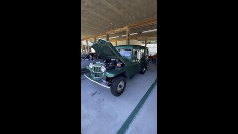 Willys Overland Wagon with small block Chevy power