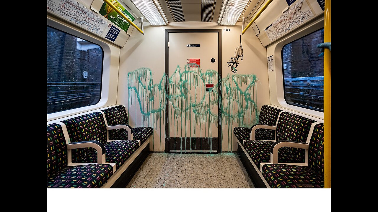 Banksy - London Underground Undergoes Deep Clean (July 14, 2020)