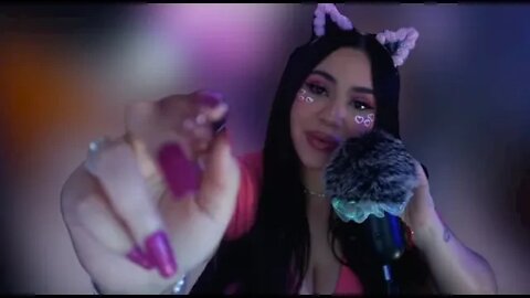 ASMR Tapping on Pink things