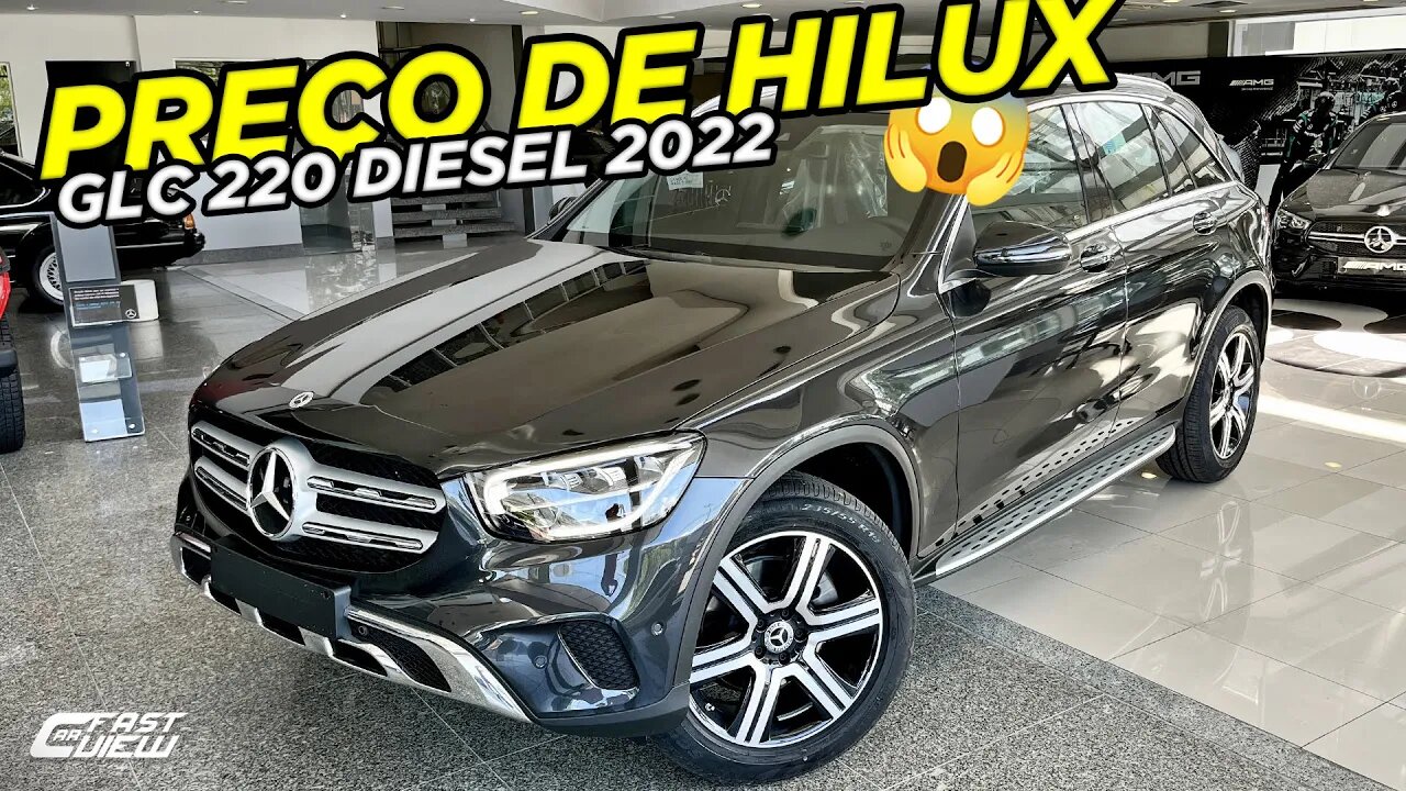 NOVO MERCEDES BENZ GLC 220d OFF-ROAD 2.0 TURBO DIESEL 2022 CUSTA POUCO MAIS QUE TOYOTA HILUX!