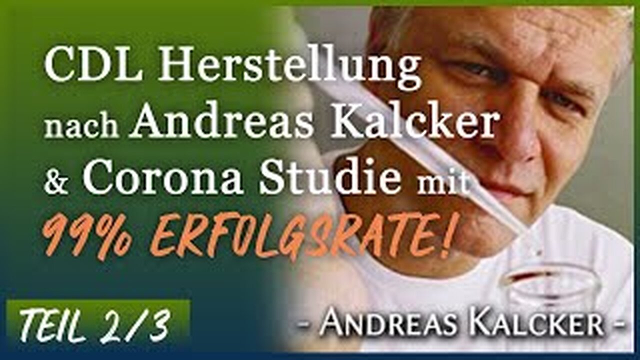 Gefahren des neuen CDL von Andreas Kalcker im Vergleich zu Jim Humble ´s MMS - Nur zum Desinfizieren