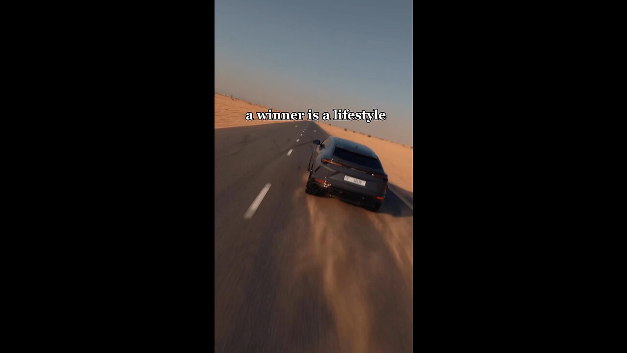 BEING A WINNER IS A LIFESTYLE