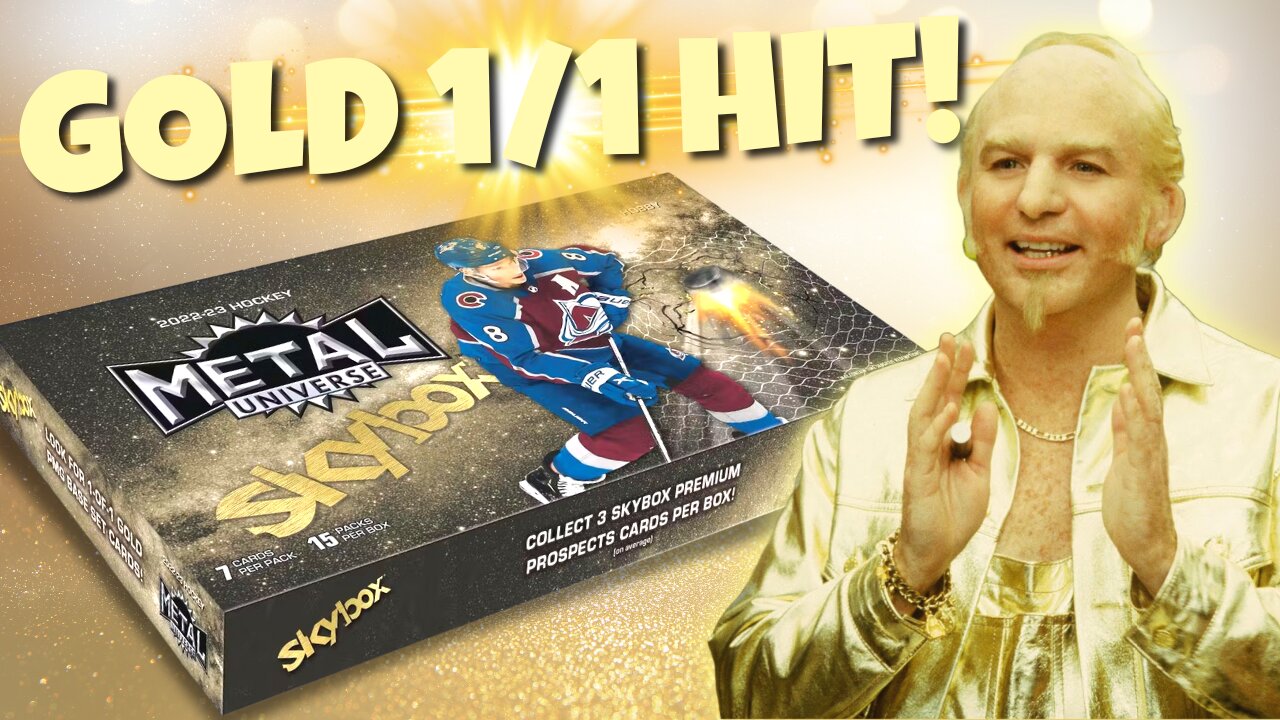 🤯1/1 AUTO HIT! 22-23 Skybox Metal Universe Hockey Hobby Box