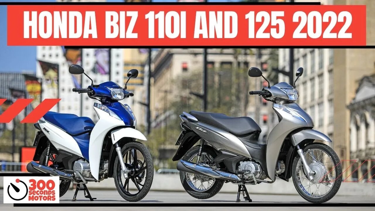 HONDA BIZ 110I 2022 and HONDA BIZ 125 2022 the CUB arrives with new colors