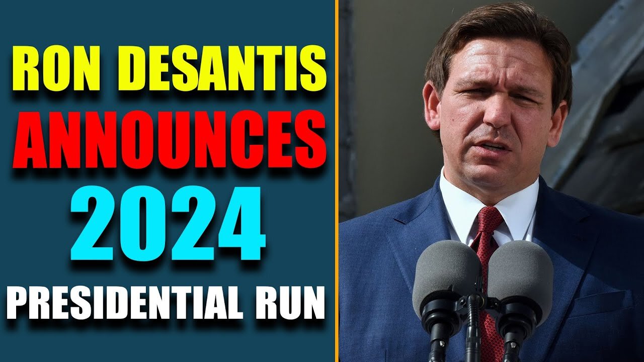 RON DESANTIS ANNOUNCES 2024 PRESIDENTIAL RUN!! THIS CHANGES EVERYTHING UPDATE TODAY MARCH 13, 2023