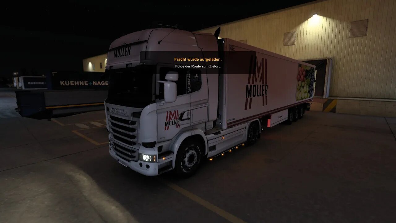 Eurotrucksimulator 2. Mit dem LKW durch Europa Auf der Pro Mod mit guter Musik.