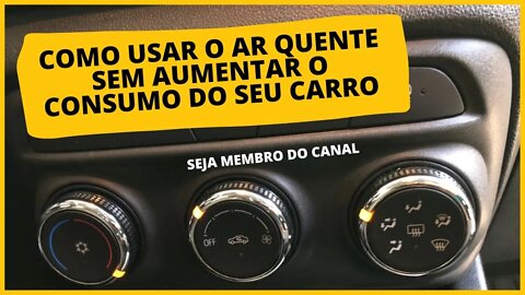 Como usar o ar quente do seu carro de maneira correta!