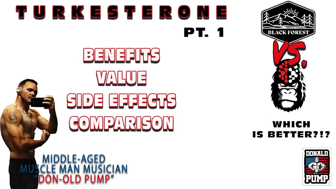 TURKESTERONE REVIEW PT. 1 -TWO WEEK RESULTS- BLACK FOREST TURKESTERONE vs. GORILLA MIND TURKESTERONE