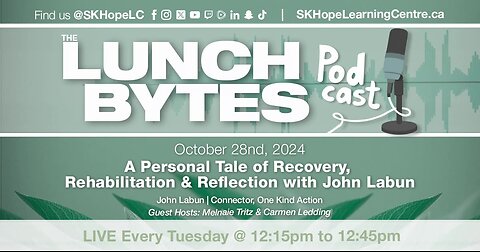 LB | Oct. 28/24 | A Personal Tale of Recovery, Rehabilitation & Reflection with John Labun