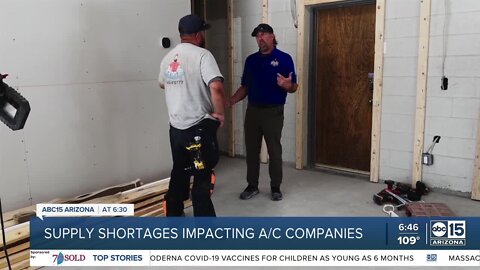 Heating and cooling companies grapple with supply shortages during extreme heat