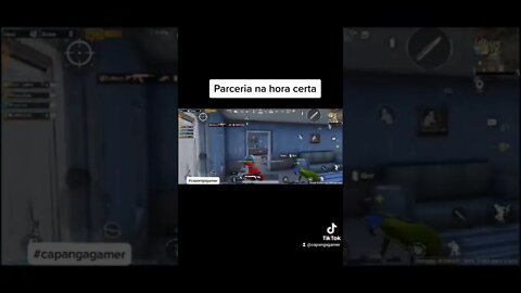 Parceria na hora certa. #pubg #pubgmobile #capangagamer #pubgbrasil #love #jogos #gaming