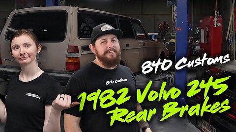 Sydney's Volvo 245 Gets New Rear Brakes