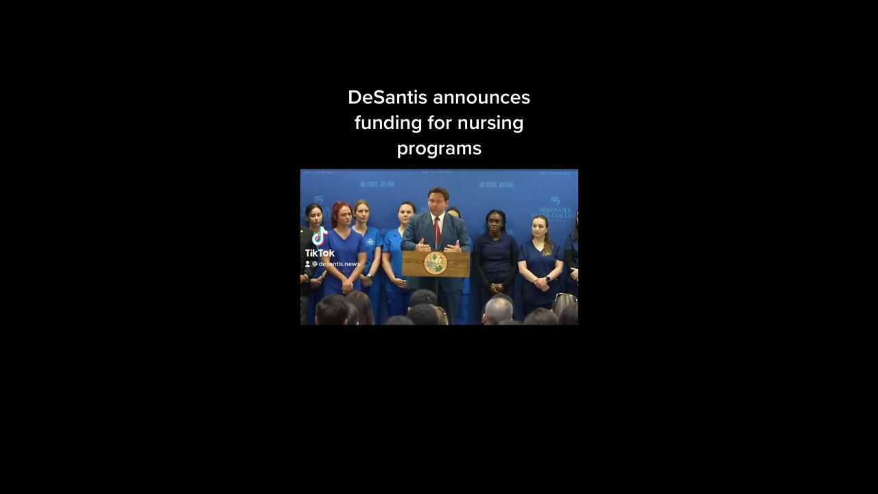 DeSantis announces funding for nursing programs