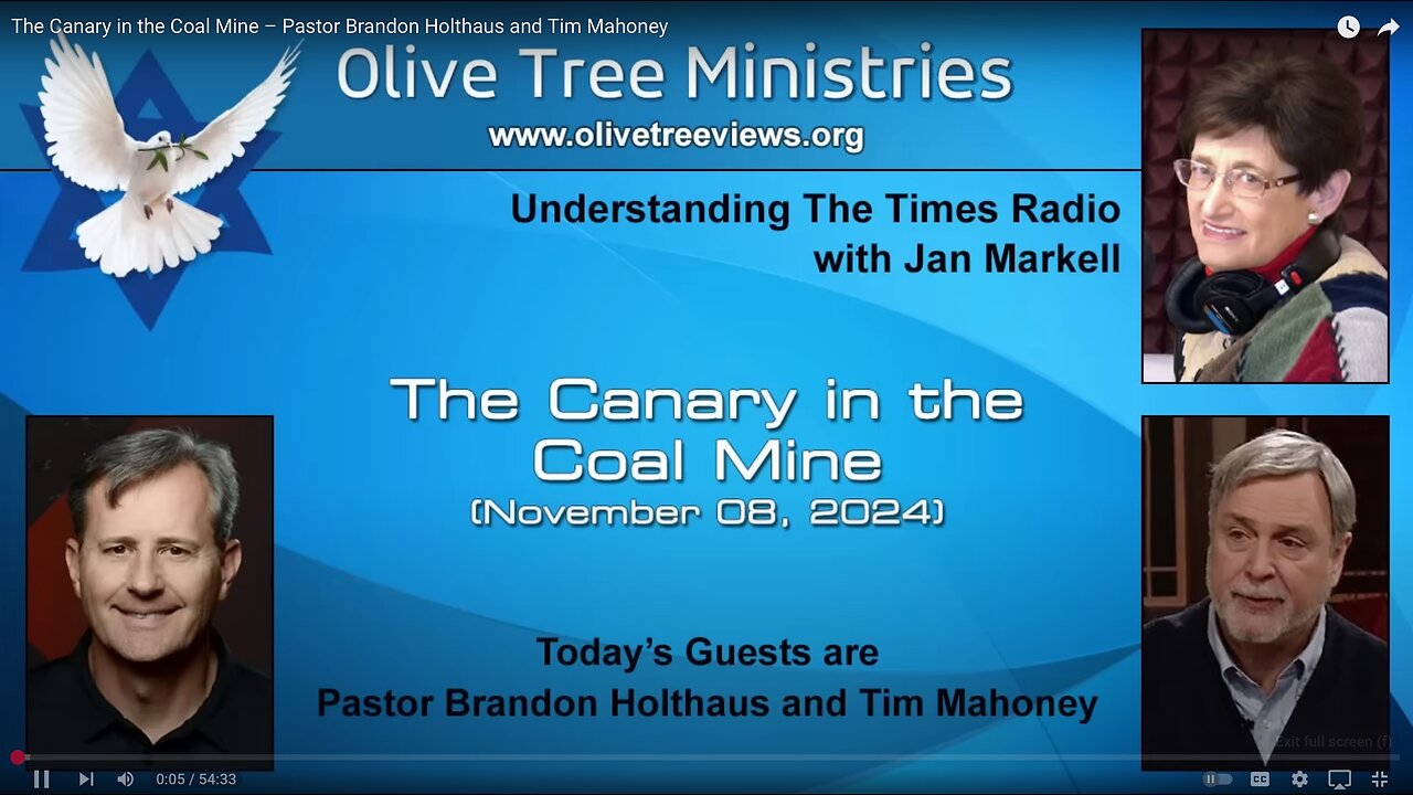 The Canary in the Coal Mine – Pastor Brandon Holthaus and Tim Mahoney