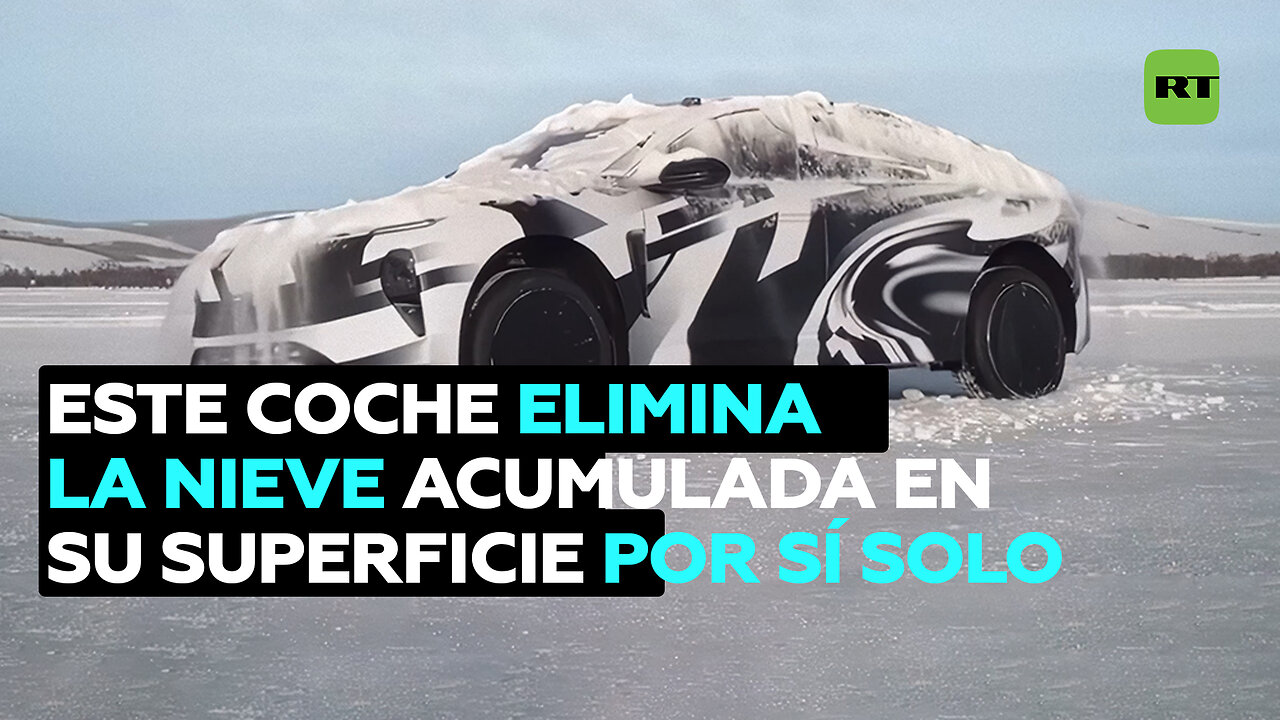 Este auto no requiere ser cepillado para eliminar la nieve, puede hacerlo solo