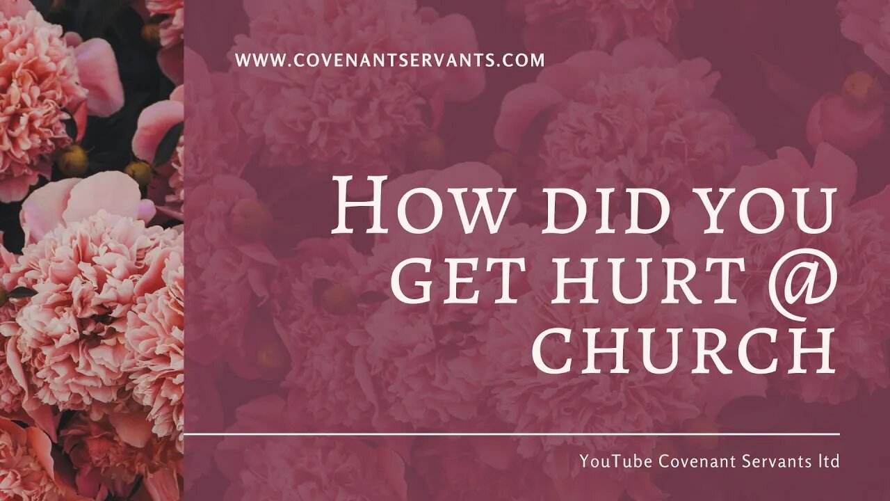 How did you get hurt at Church?