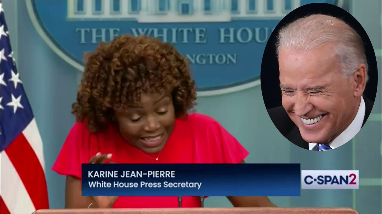 Jean-Pierre asked about Joe Biden laughing about a mom who lost both sons to Fentanyl 😂💉💀