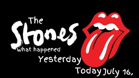 Yesterday Today July 16,