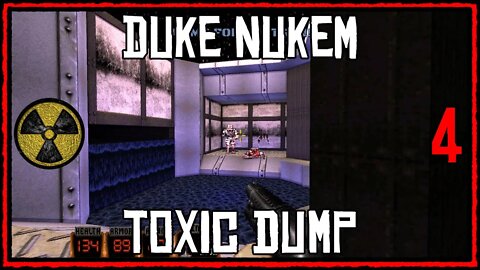 Duke Nukem 3D Playthrough Part 4 - Toxic Dump. PC Gameplay 2020