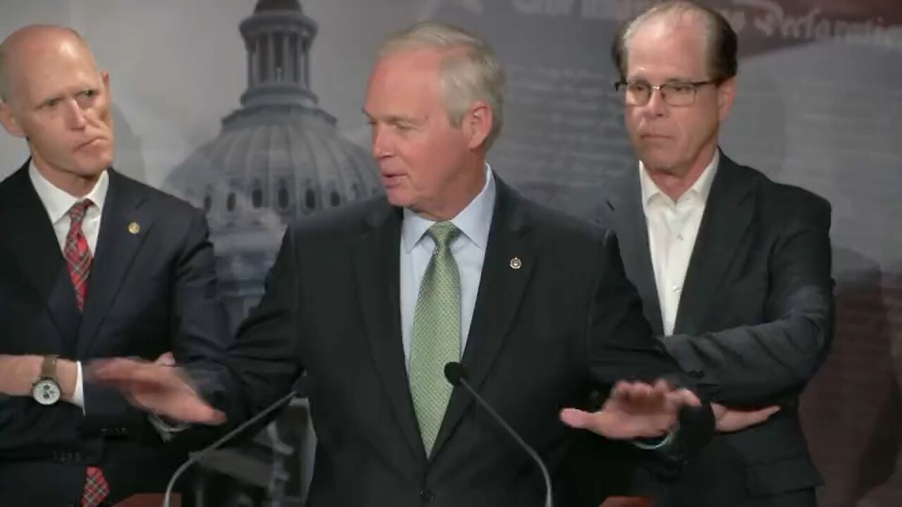 Sen. Ron Johnson lays out the pandemic was a scam