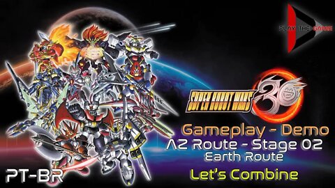 Super Robot Wars 30 (Demo) - Earth Stage 02 (Az Route): Let's Combine [PT-BR][Gameplay]