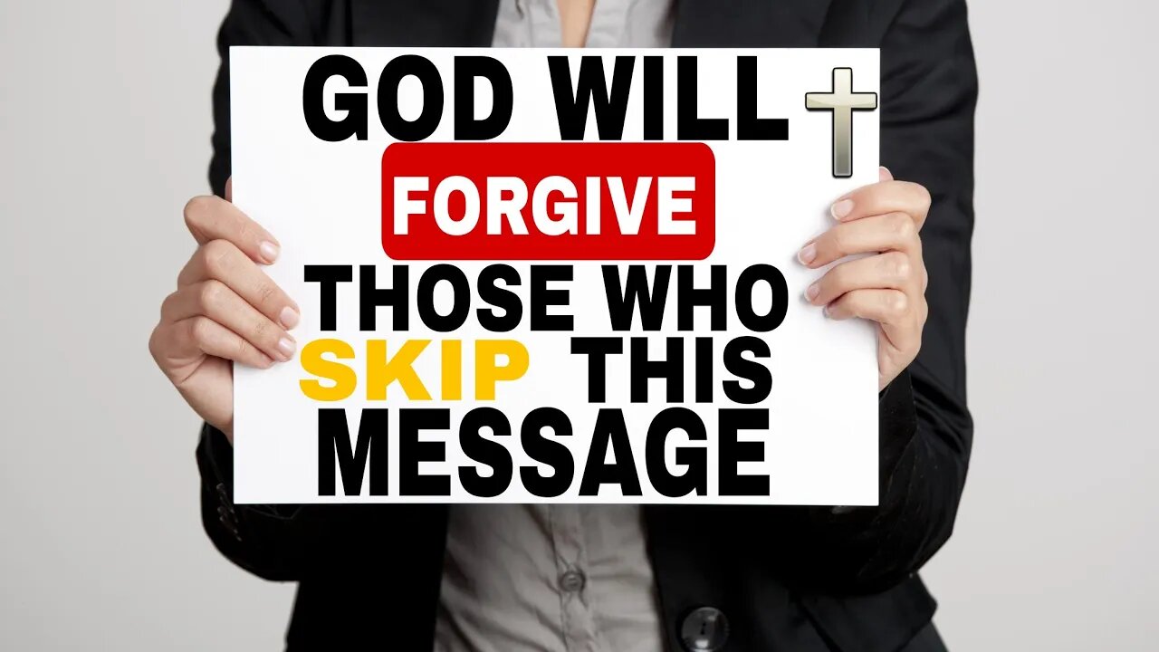 The Urgent Message God Wants You To Hear Today | God Support