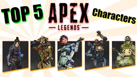 Legend Pick Rates - Top 5 & Bottom 5 Legends