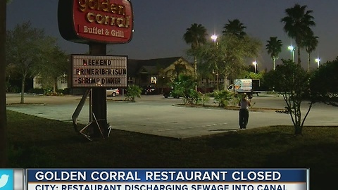 City: Restaurant discharging sewage into canal