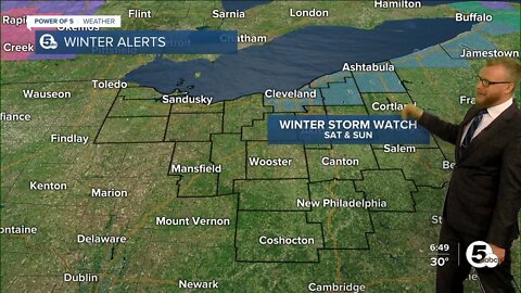 Winter Storm Watch issued for eastern counties