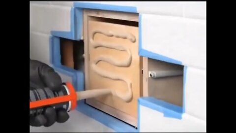 Fitting a drawer in a wall
