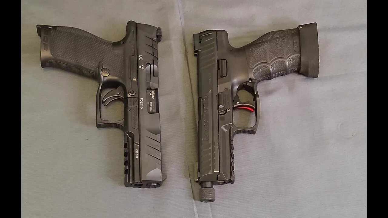 Walther PDP vs HK VP9- Tabletop Comparison