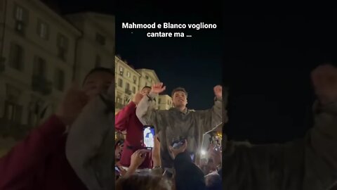 Mahmood e Blanco vogliono cantare ma …