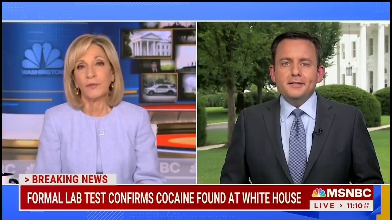 MSNBC Host Is SHOCKED Cocaine Was Found In Biden's White House