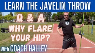 Javelin Throw - How to use your flared hips