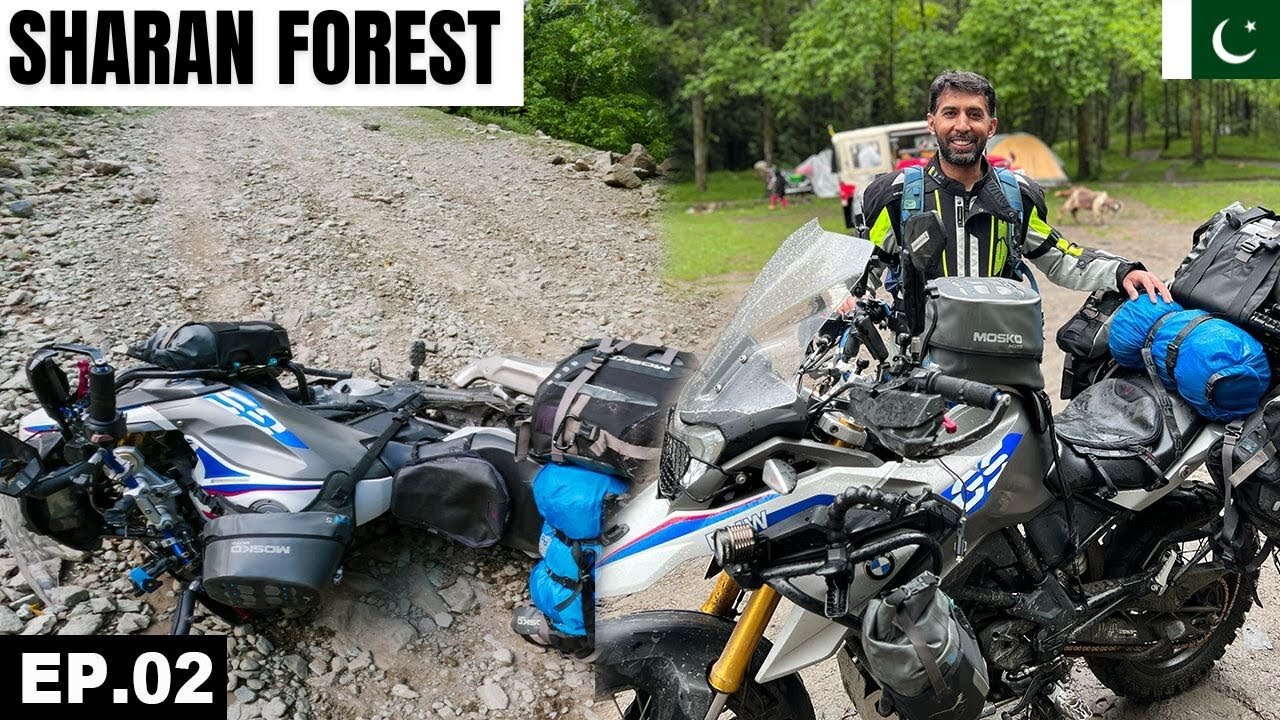 Brutal Offroad to Camping in Serene & Wild Sharan Forest 🇵🇰 EP.02 | North Pakistan Motorcycle Tour