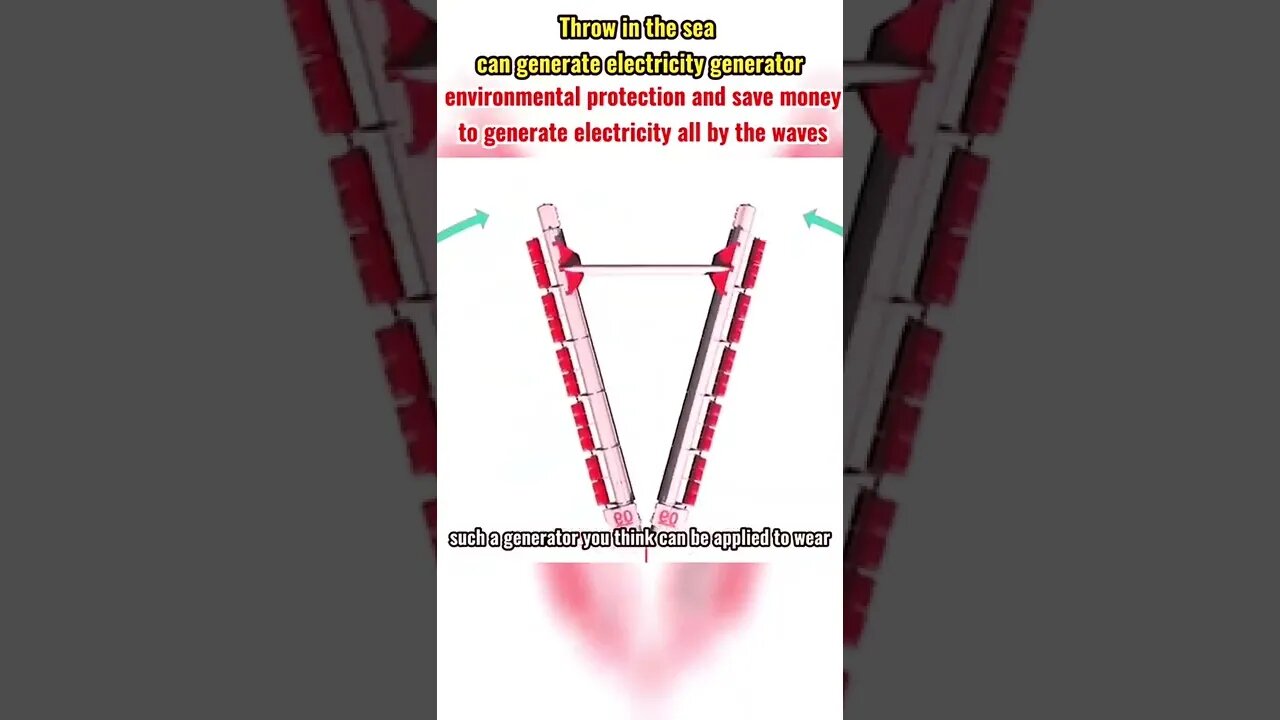 Amazing electricity generator from sea waves