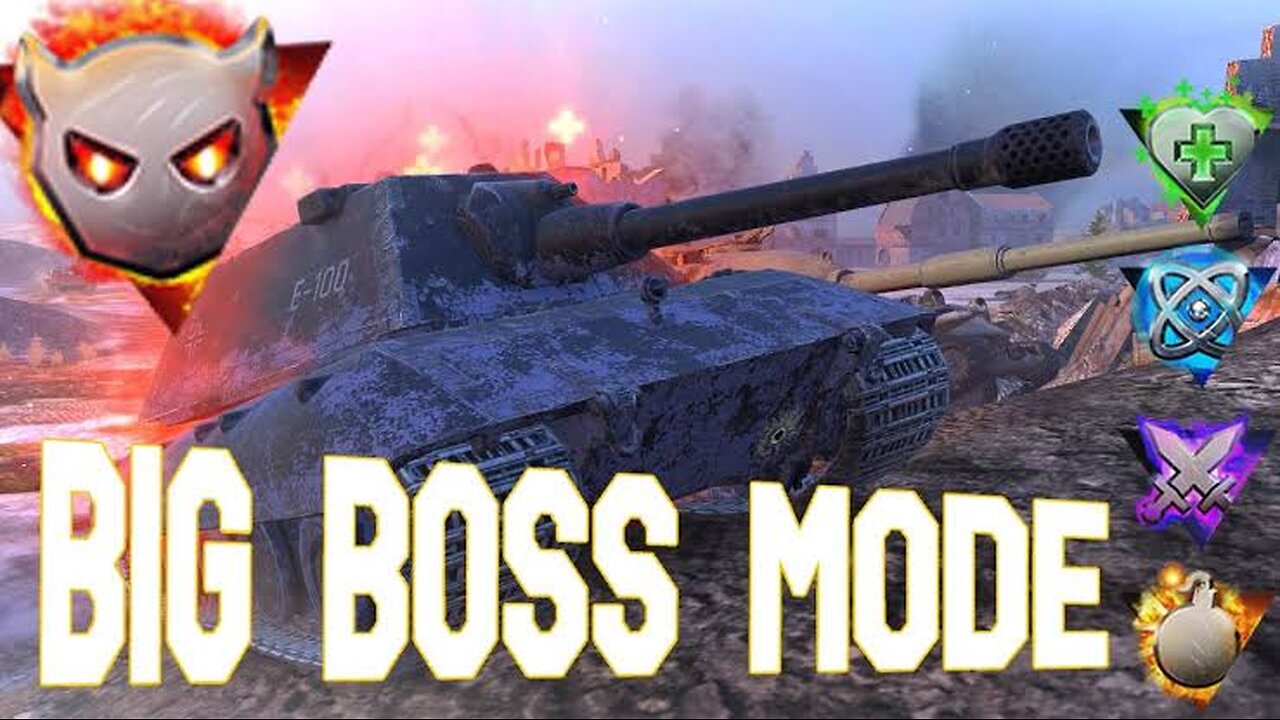 T92E1 and M60 battles in big boss mode battle