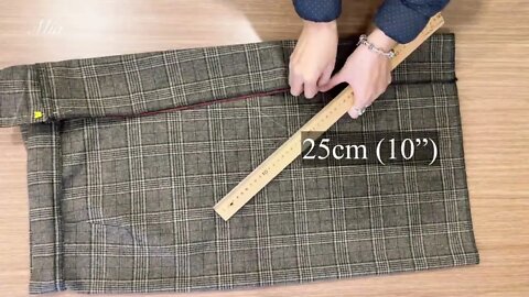 Very easy [NO ZIPPER] Sewing skirt this way is quick and easy