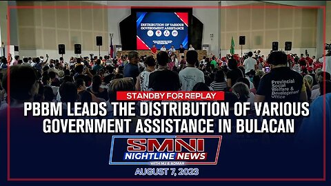 REPLAY: PBBM leads the distribution of various government assistance in Bulacan | August 7, 2023