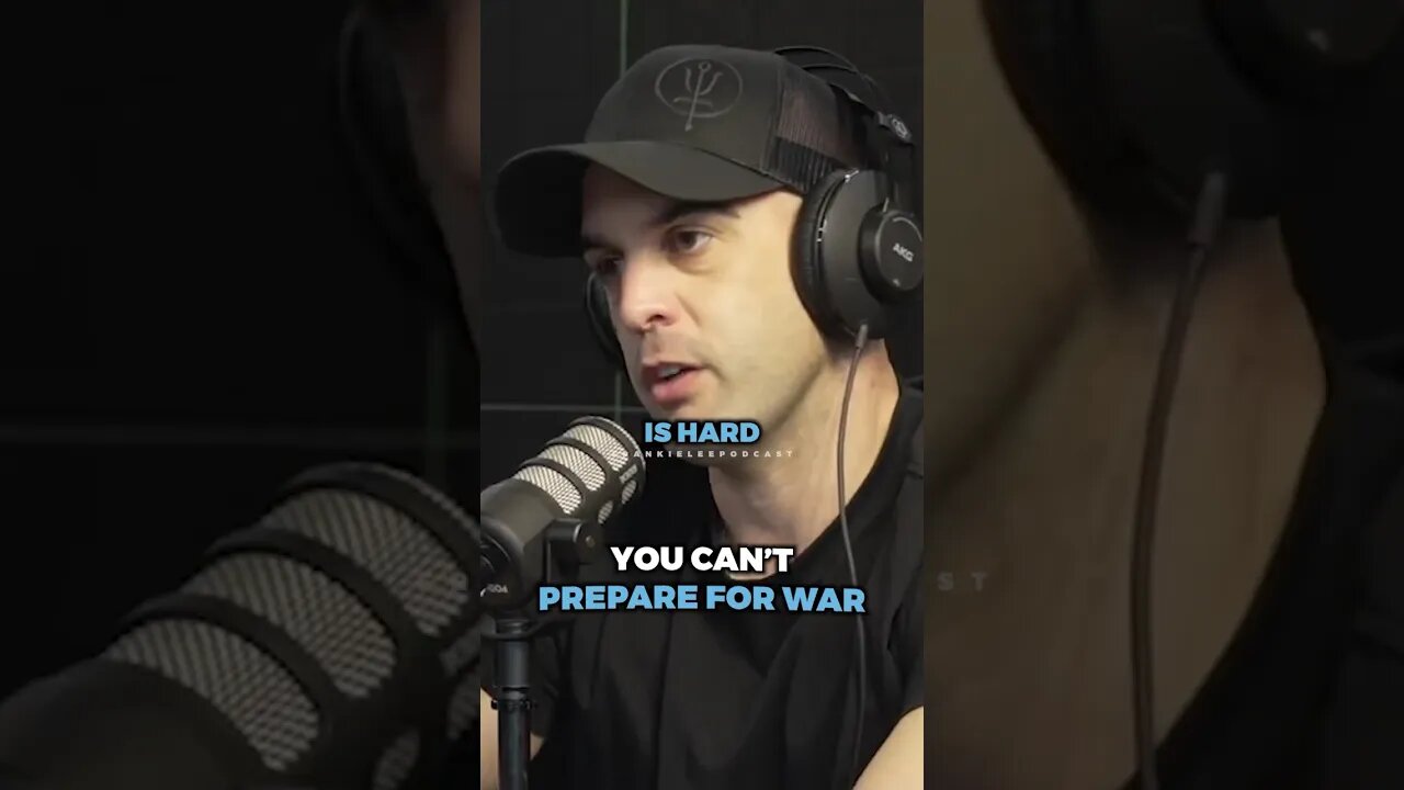 You CANNOT prepare for war ..