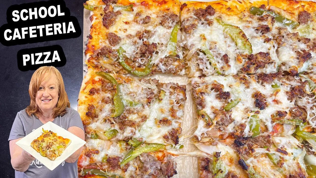 SCHOOL CAFETERIA PIZZA, Nostalgia Brought to the Kitchen