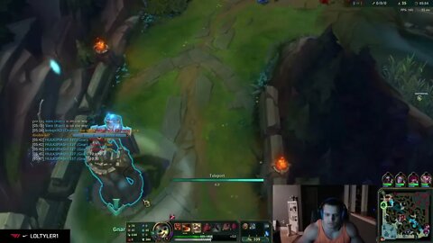 Tyler1 vs Yassuo Twitch Rivals Scrims Game 1 2021 League Of Legends