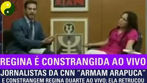 Jornalistas da CNN “armam arapuca” e constrangem Regina Duarte ao vivo; ela retrucou