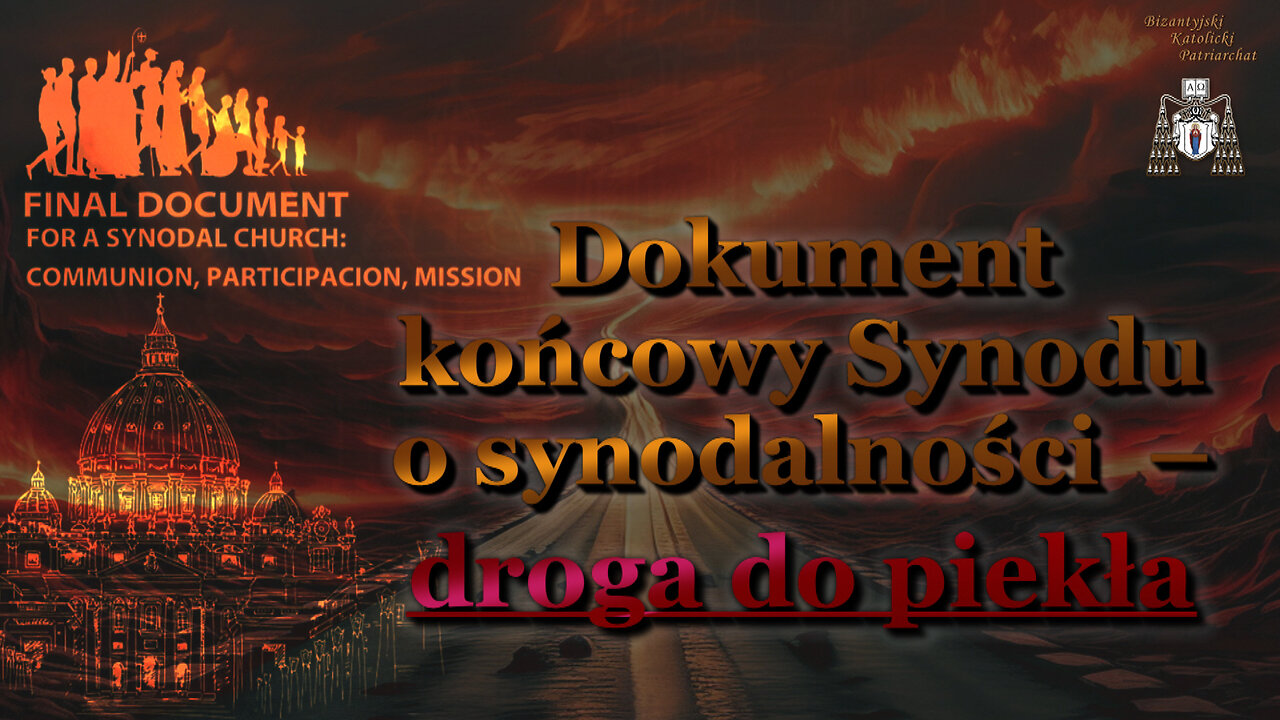 Dokument końcowy Synodu o synodalności – droga do piekła