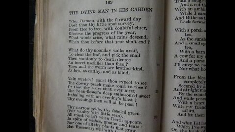 The Dying Man In His Garden - G. Sewell