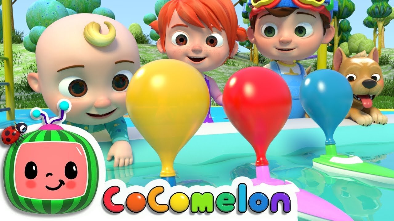 Balloon Boat Race | CoComelon Nursery Rhymes & Kids Songs