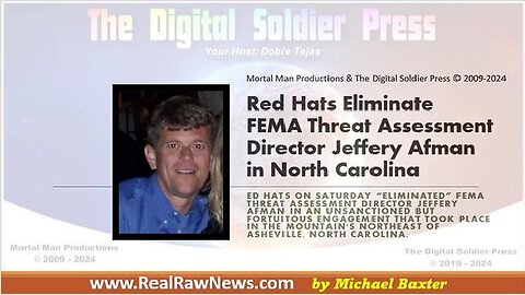 Red Hats Eliminate FEMA TAD Jeffrey Afman in North Carolina!