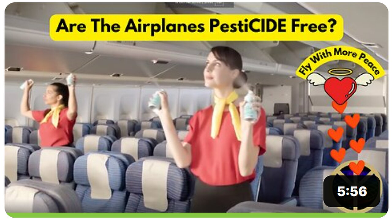 Are The Airplanes & Their Passengers PestiCIDE Free?