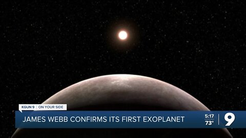 James Webb Space Telescope confirms exoplanet
