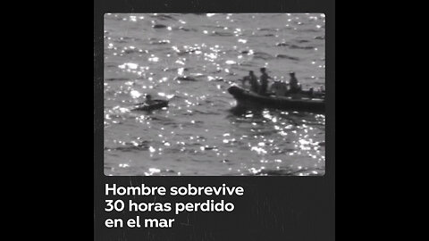 Joven sobrevive 30 horas a la deriva